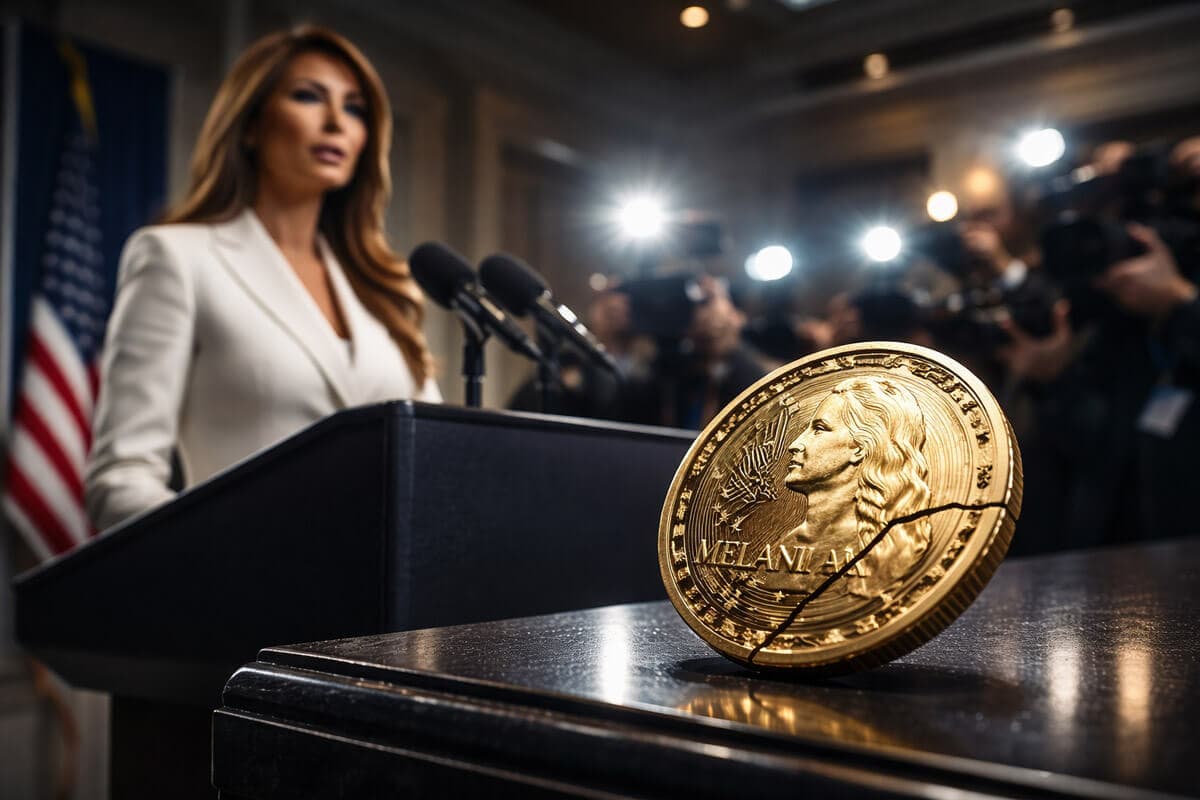Political Memecoins: Melania Trump's Denial Fails to Halt 99% Token Pl